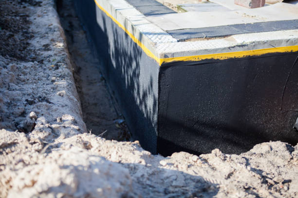 Residential Interior Drainage System installation at a Stephens City, VA home by SJ Waterproofing Pros